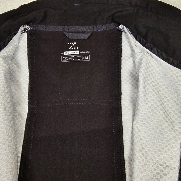 Zorrel Jacket Womens Medium Blue Weather Series Zip Pockets Reflective Coat - Picture 10 of 16